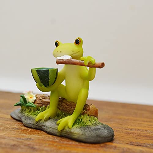 Amazon.co.jp: アジアン バリ 雑貨 ♪腰掛け歯磨きカエルくん